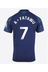 Leicester City Issahaku Fatawu #7 Jalkapallovaatteet Vieraspaita 2025-26 Lyhythihainen